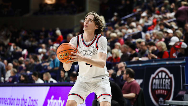 Gonzaga Bulldogs guard Dusty Stromer. 