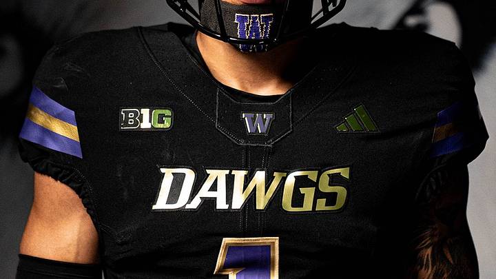 The Washington Huskies unveiled new alternate football uniforms. The Washington Huskies unveiled new alternate football uniforms.