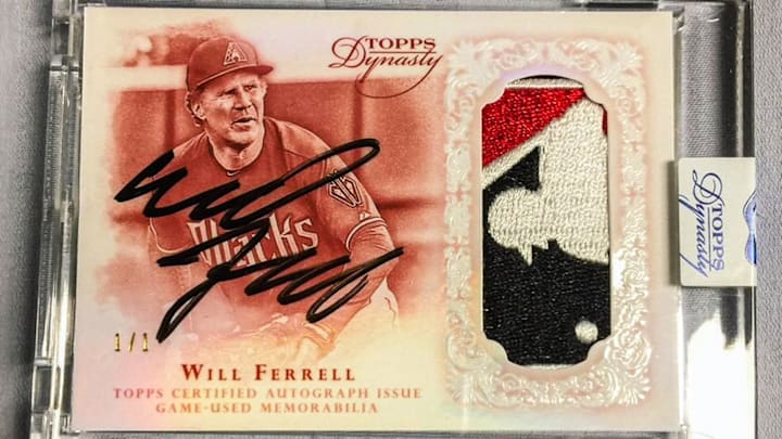 2015 Topps Dynasty - Patch Autograph - Will Ferrrell 1/1 - Diamondbacks 2015 Topps Dynasty - Patch Autograph - Will Ferrrell 1/1 - Diamondbacks