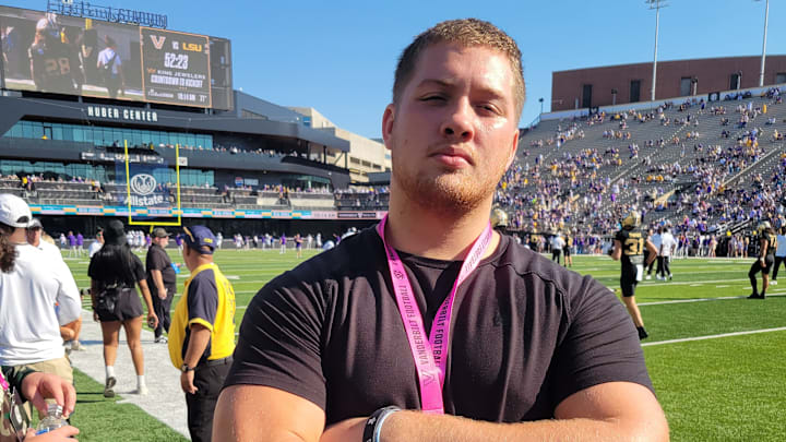 2026 Vanderbilt commit Cameron Stepp during a trip to Nashville 2026 Vanderbilt commit Cameron Stepp during a trip to Nashville