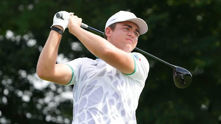 Garrick Higgo won his second PGA Tour title in Boston Red Sox headwear.  