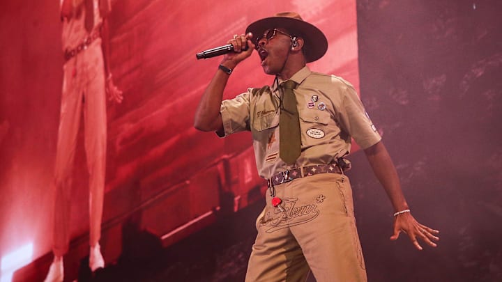 Tyler, the Creator at Coachella in 2024.