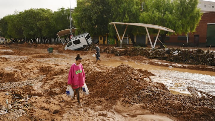 Flash floods have hit the Valencia region on Spain