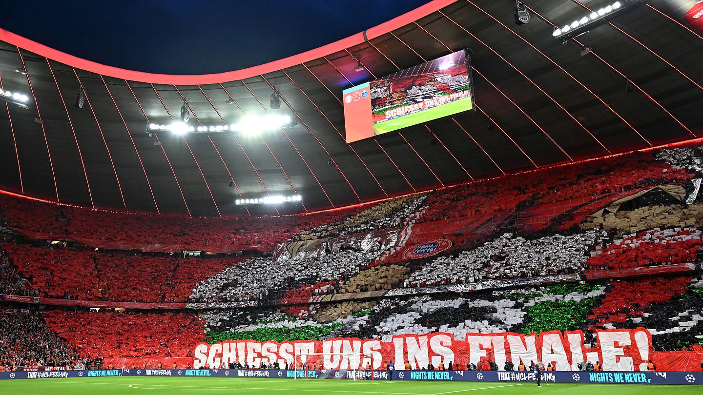 Bayern - PSG : L'incroyable tifo des supporters bavarois lors de la demi-finale de Ligue des Champions