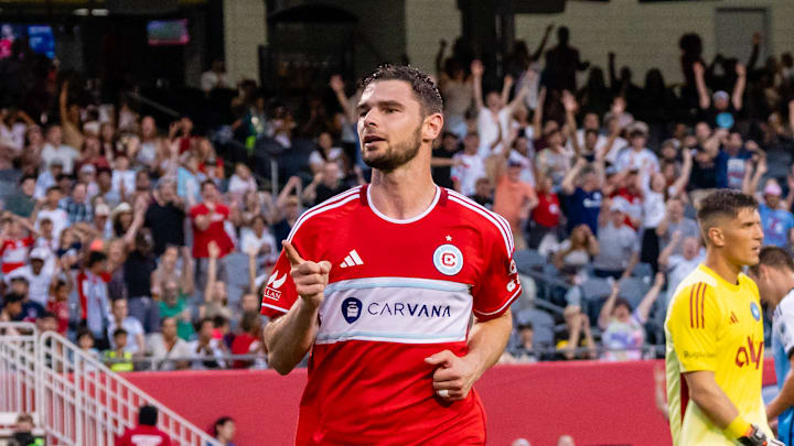 Chicago Fire Forward Hugo Cuypers (9) seen in action during...