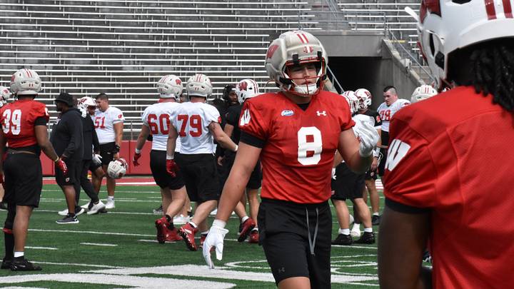 Wisconsin's Mason Posa. Wisconsin's Mason Posa.