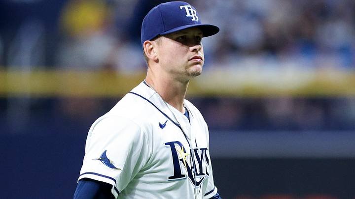 Sep 12, 2026; St. Petersburg, Florida, USA; Tampa Bay Rays pitcher Tyler Wells (68) walks off the field after pitching against the Houston Astros in the seventh inning at Tropicana Field. Mandatory Credit: Nathan Ray Seebeck-Imagn Images Sep 12, 2026; St. Petersburg, Florida, USA; Tampa Bay Rays pitcher Tyler Wells (68) walks off the field after pitching against the Houston Astros in the seventh inning at Tropicana Field. Mandatory Credit: Nathan Ray Seebeck-Imagn Images