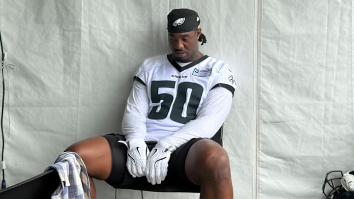 Eagles defensive end Ogbo Okoronkwo Eagles defensive end Ogbo Okoronkwo