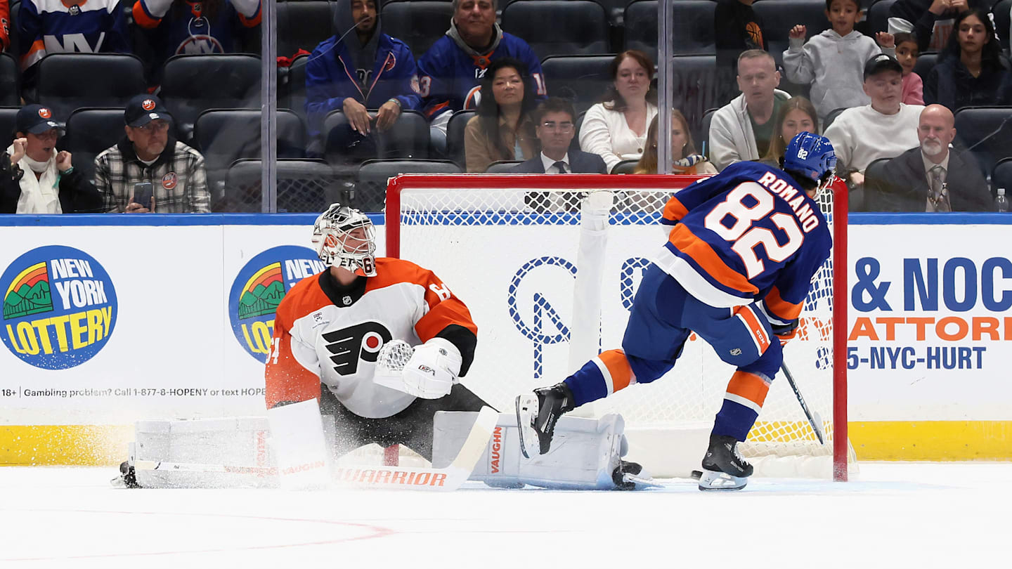 Luca Romano's shootout bravura steals the show in the NY Islanders' preseason opener