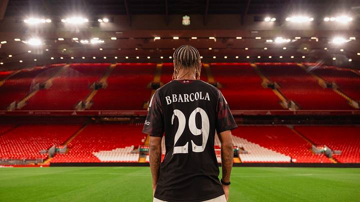 Liverpool Unveil New Signing Bradley Barcola Liverpool Unveil New Signing Bradley Barcola