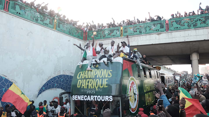 Senegal comemorou de forma efusiva em janeiro