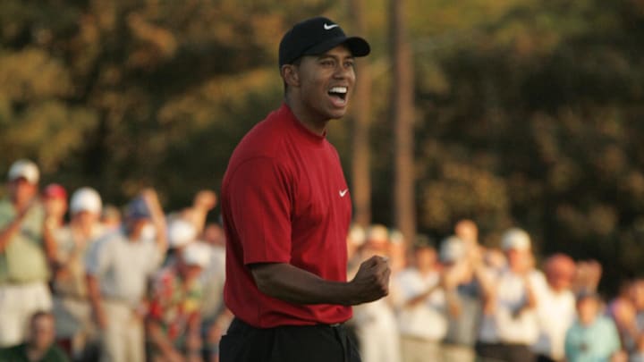 Tiger Woods still required a playoff to defeat Chris DiMarco at the 2005 Masters, three holes after his iconic chip-in at the 16th. 