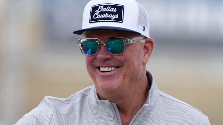 Dallas Cowboys chief operating officer Stephen Jones at training camp at the River Ridge Fields.