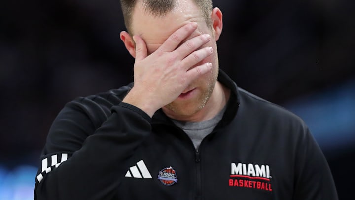 Miami RedHawks coach Travis Steele 