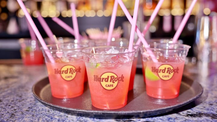 Hard Rock Cafe cocktails