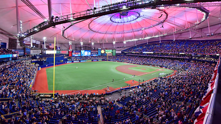 Los Rays de Tampa Bay juegan desde sus inicios en el estadio Tropicana Field