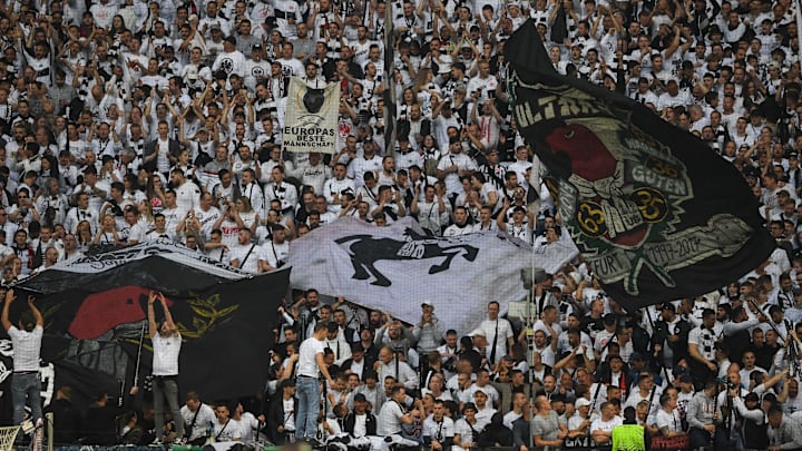 Les fans de l'Eintracht Francfort ont fait parler d'eux. 