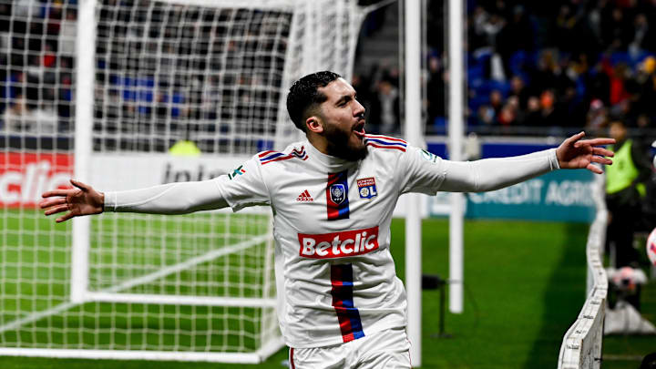 Rayan Cherki a ouvert le score face au LOSC.