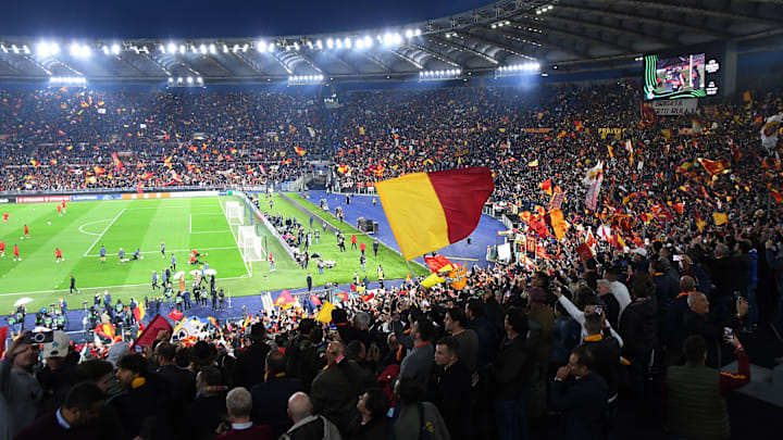 Lo stadio Olimpico nella semifinale di Conference League
