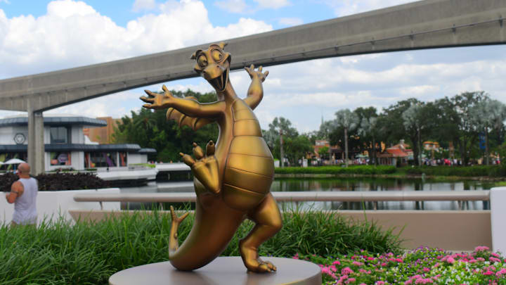50th anniversary statues will be staying around the four Disney World parks. Photo credit: Brian