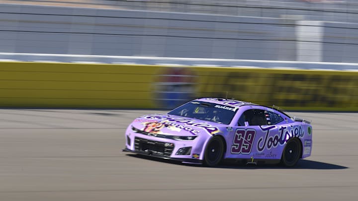 Daniel Suárez will not drop to the rear before the start of Sunday's South Point 400 at Las Vegas Motor Speedway after an issue was discovered with an engine component in his No. 99 car.