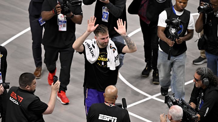 Luka Doncic made history for and against the Mavericks this season.