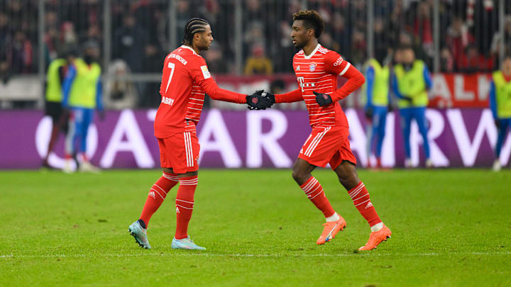 Kingsley Coman und Serge Gnabry gelten als Verkaufskandidaten. Kingsley Coman und Serge Gnabry gelten als Verkaufskandidaten.