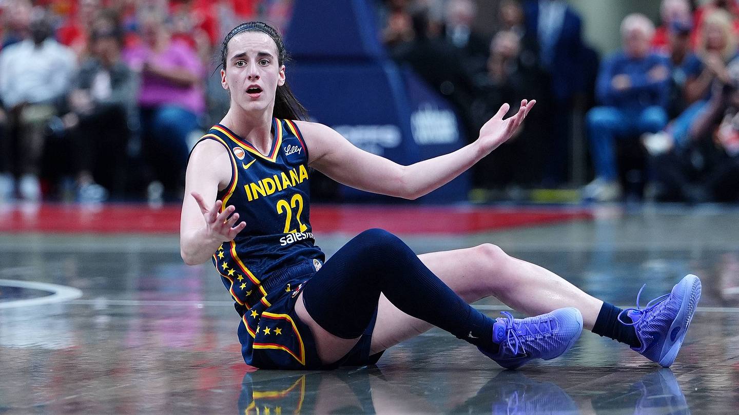 Caitlin Clark Makes Valid Bloody Mouth Plea to Referee in Fever vs Aces Game 3