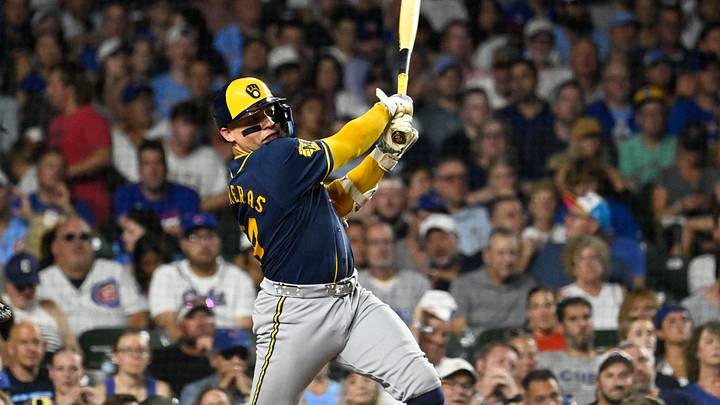 William Contreras and the Brewers are road favorites in Chicago.