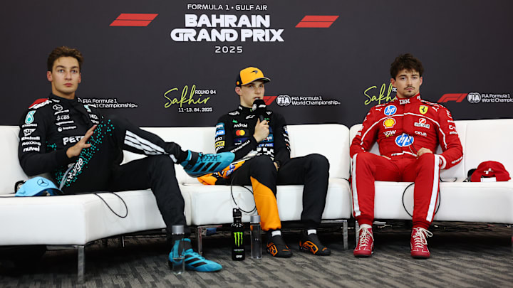 George Russell, Oscar Piastri, Charles Leclerc, Formula 1