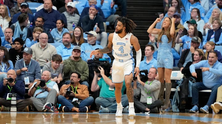 UNC basketball guard RJ Davis UNC basketball guard RJ Davis