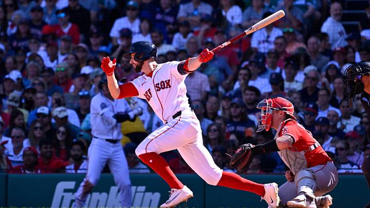 Boston Red Sox center fielder Eli White.