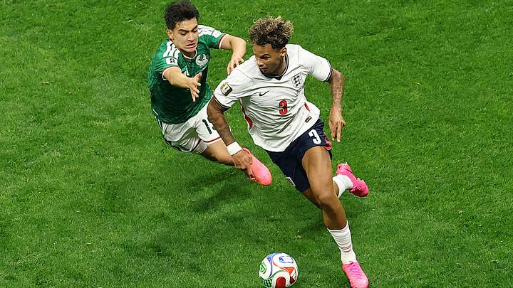Gilberto Mora durante el México vs. Inglaterra en el Mundial 2026. Gilberto Mora durante el México vs. Inglaterra en el Mundial 2026.