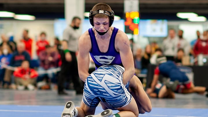 Sid Tildsley takes the mat against his opponent