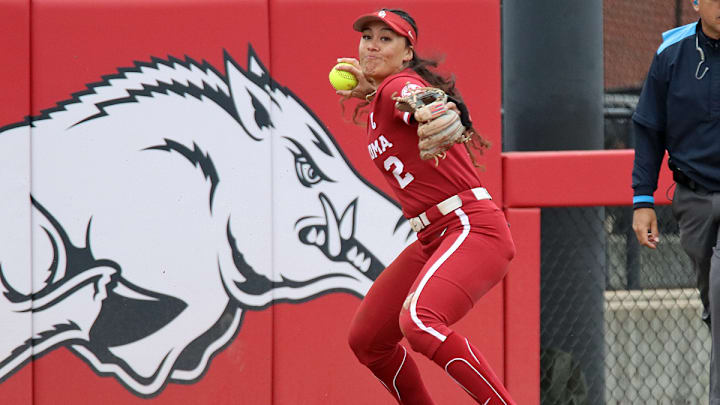 Oklahoma third baseman Nelly McEnroe-Marinas Oklahoma third baseman Nelly McEnroe-Marinas