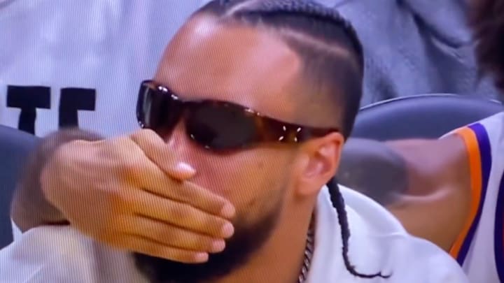 Dillon Brooks found a way to get involved in last night's game against the Warriors. 