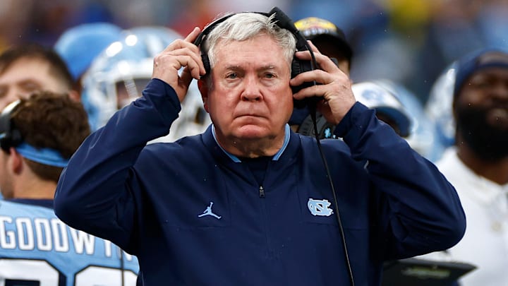 North Carolina football Head Coach Mack Brown