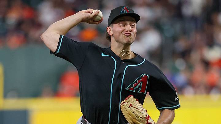 Sep 5, 2026; Houston, Texas, USA; Arizona Diamondbacks starting pitcher Brandon Pfaadt (32) pitches against the Houston Astros in the first inning at Daikin Park. Mandatory Credit: Thomas Shea-Imagn Images Sep 5, 2026; Houston, Texas, USA; Arizona Diamondbacks starting pitcher Brandon Pfaadt (32) pitches against the Houston Astros in the first inning at Daikin Park. Mandatory Credit: Thomas Shea-Imagn Images