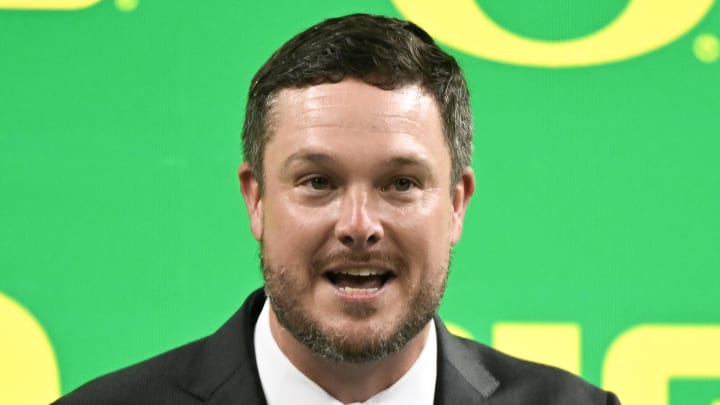 Oregon Ducks football coach Dan Lanning is happy to have the NIL support he has at the school, and doesn't care who knows it. Oregon Ducks football coach Dan Lanning is happy to have the NIL support he has at the school, and doesn't care who knows it.