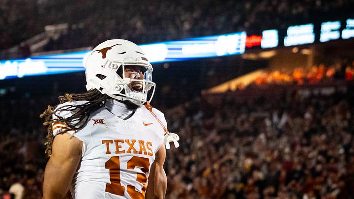 Nov 18, 2023; Ames, Iowa, USA; Texas Longhorns wide receiver Jordan Whittington