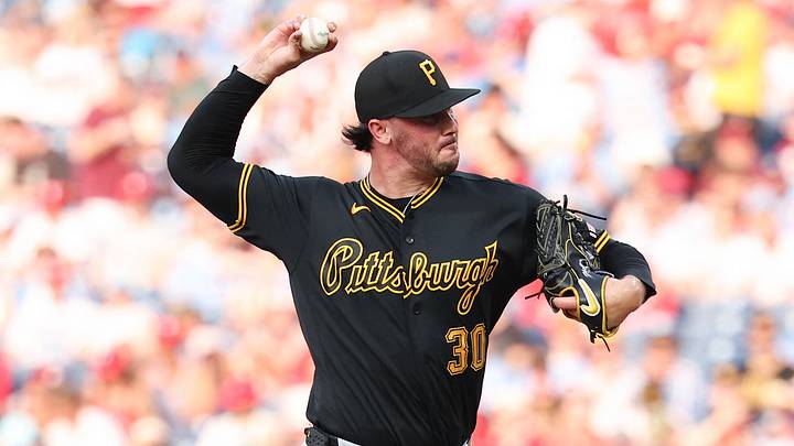 Jul 1, 2026; Philadelphia, Pennsylvania, USA; Pittsburgh Pirates pitcher Paul Skenes (30) throws a pitch during the second inning against the Philadelphia Phillies at Citizens Bank Park. Mandatory Credit: Bill Streicher-Imagn Images Jul 1, 2026; Philadelphia, Pennsylvania, USA; Pittsburgh Pirates pitcher Paul Skenes (30) throws a pitch during the second inning against the Philadelphia Phillies at Citizens Bank Park. Mandatory Credit: Bill Streicher-Imagn Images
