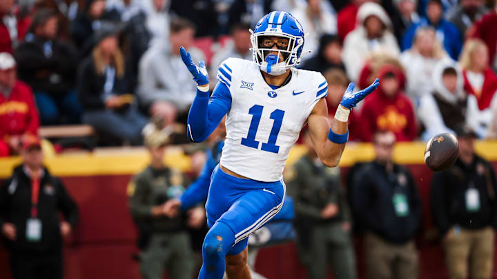 BYU safety Faletau Satuala against Iowa State