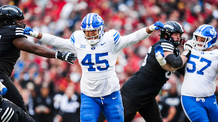 BYU defensive end Viliami Po'uha against Iowa State