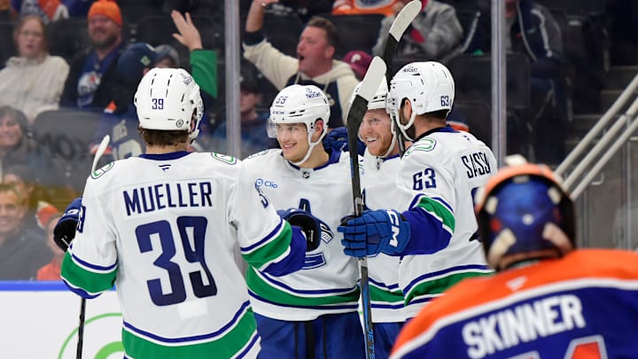 Vancouver Canucks v Edmonton Oilers
