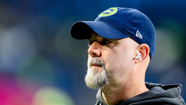 Ryan Grubb of the Seattle Seahawks