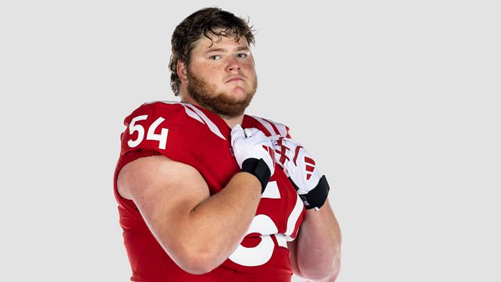 Brendan Black is expected to be Nebraska's starting right guard in 2026.
