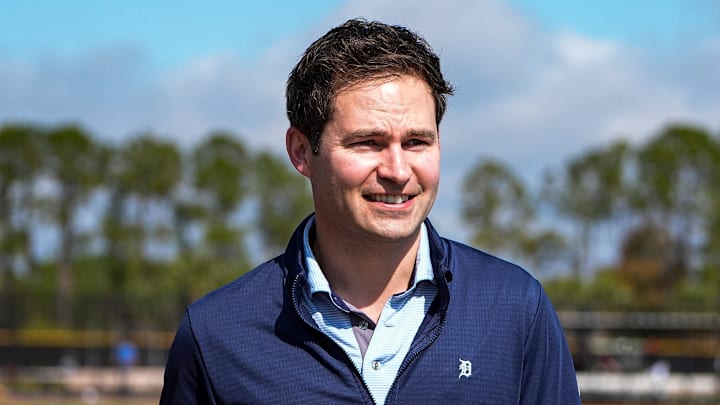 Detroit Tigers president of baseball operations Scott Harris