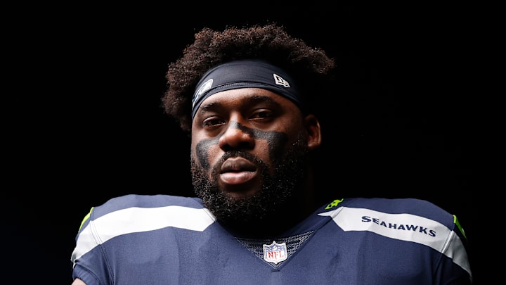 L.J. Collier of the Seattle Seahawks