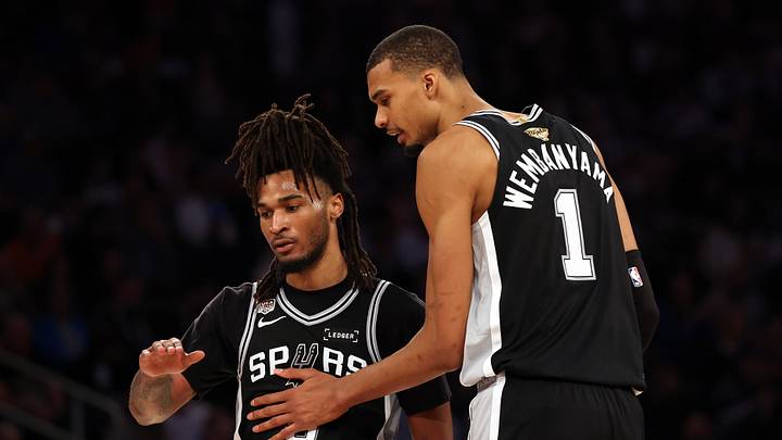 San Antonio Spurs forward Victor Wembanyama is a solid prop target in Game 5. San Antonio Spurs forward Victor Wembanyama is a solid prop target in Game 5.