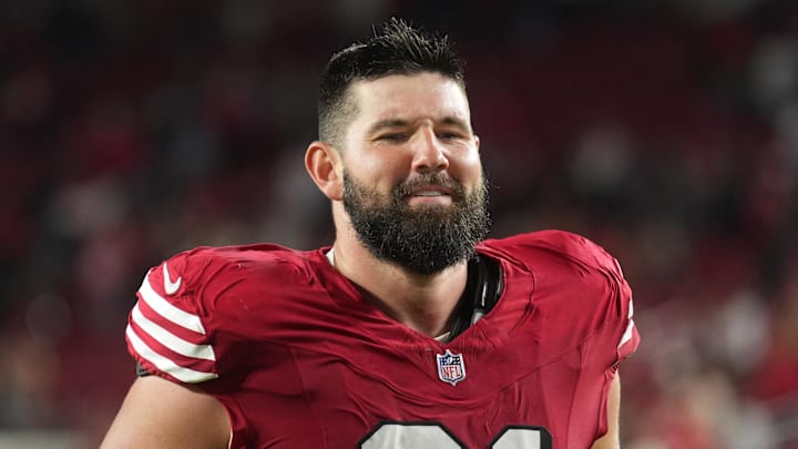 San Francisco 49ers center Matt Hennessy after the game against the Atlanta Falcons at Levi's Stadium. 